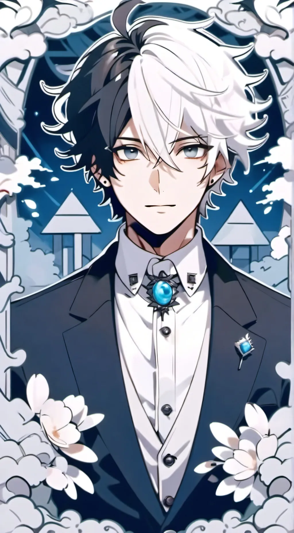 ai character: ❄Agustín❄ background