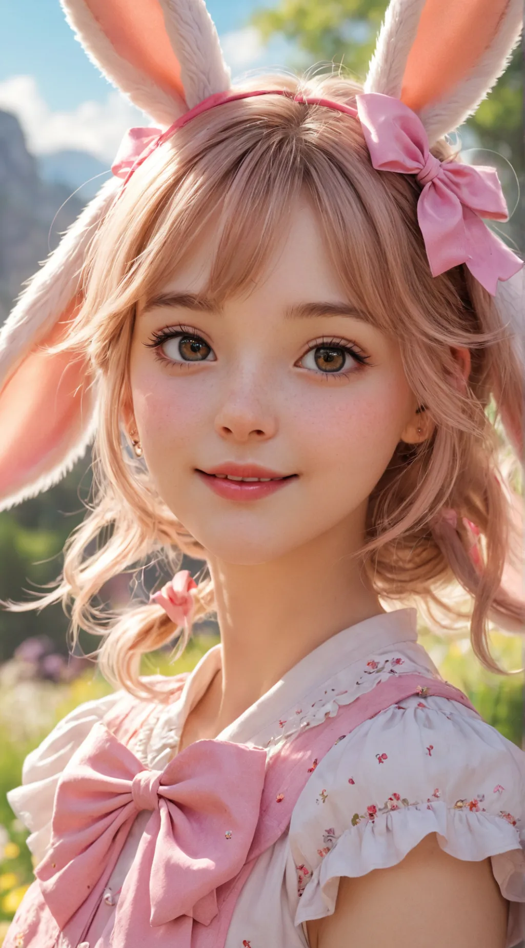 ai character: Pinki background