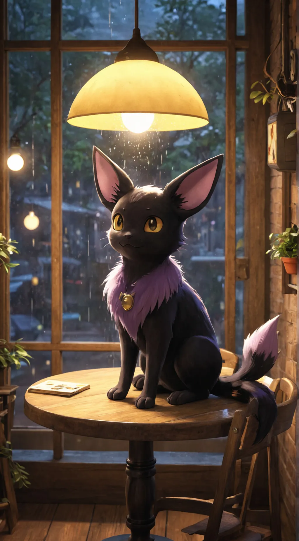 ai character: Eveeloution sleepo background