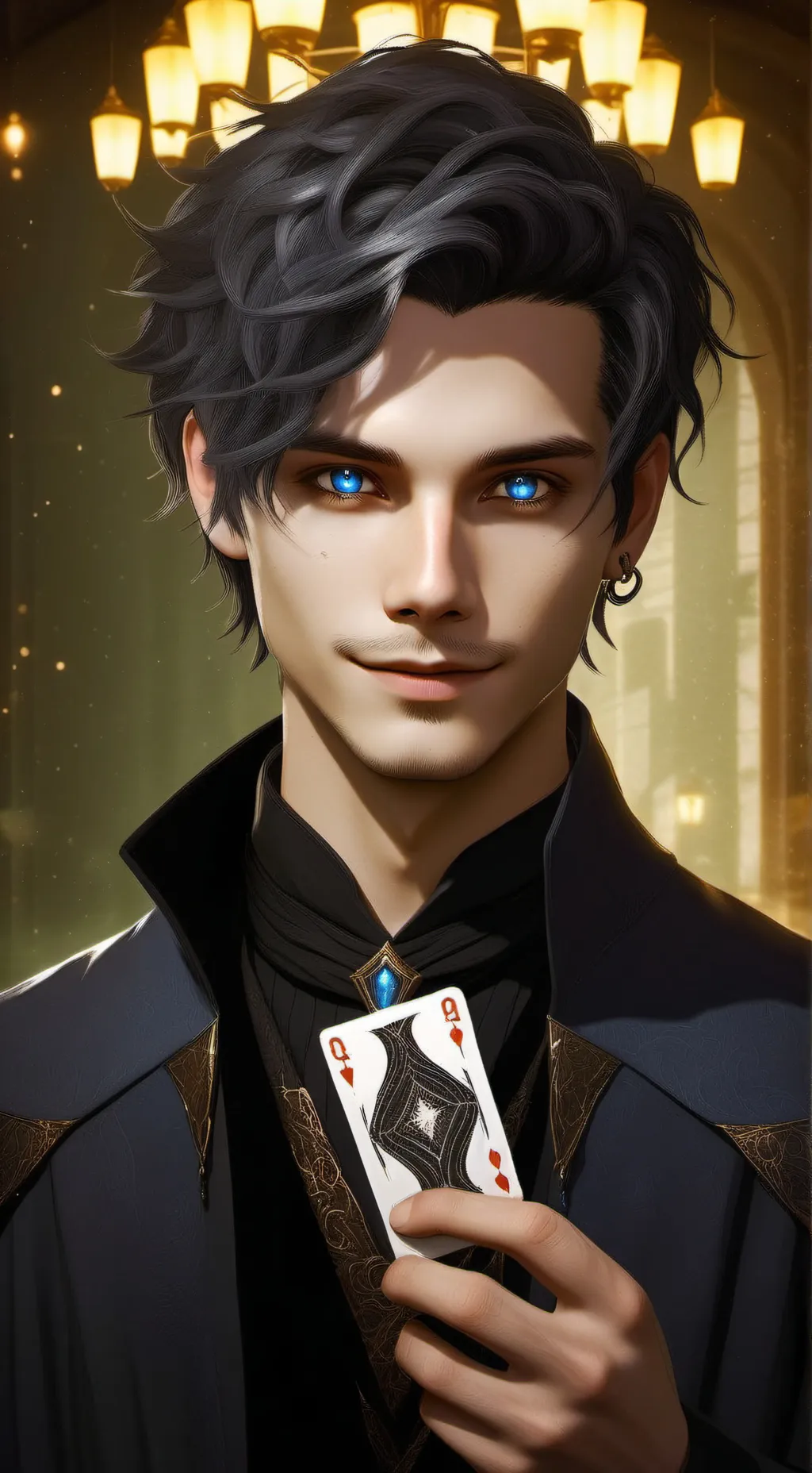 ai character: Spencer the Magician background