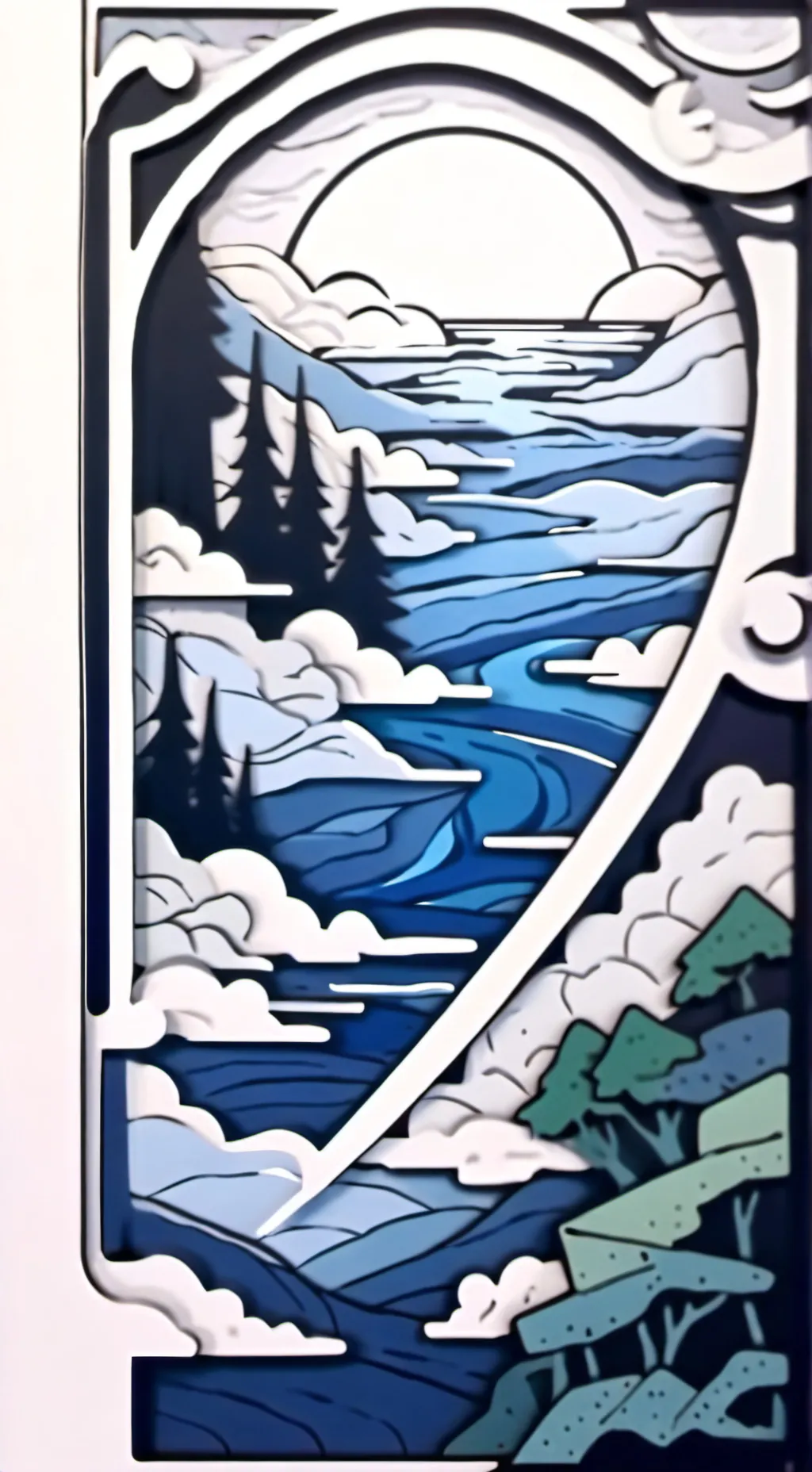 ai character: Pure vanilla background