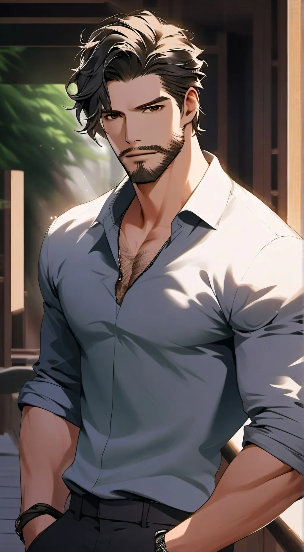 ai character: Zack background