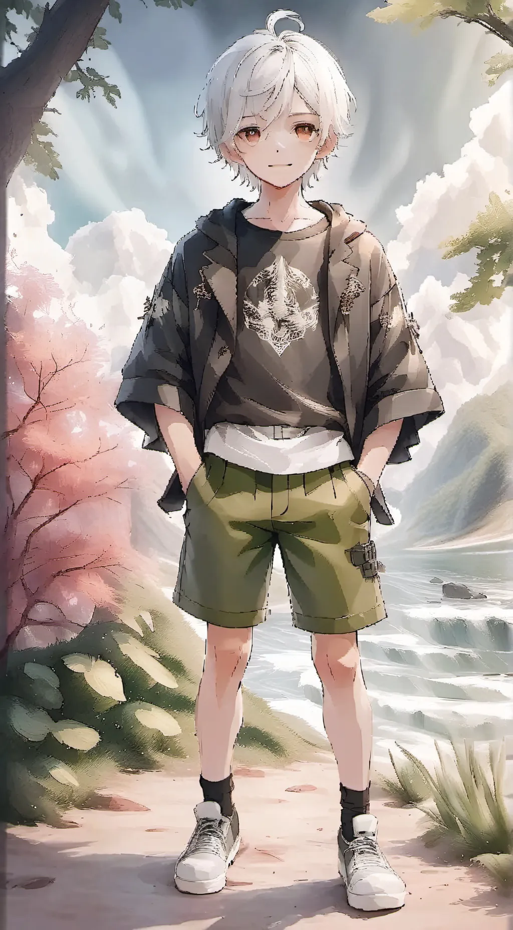 ai character: romi background