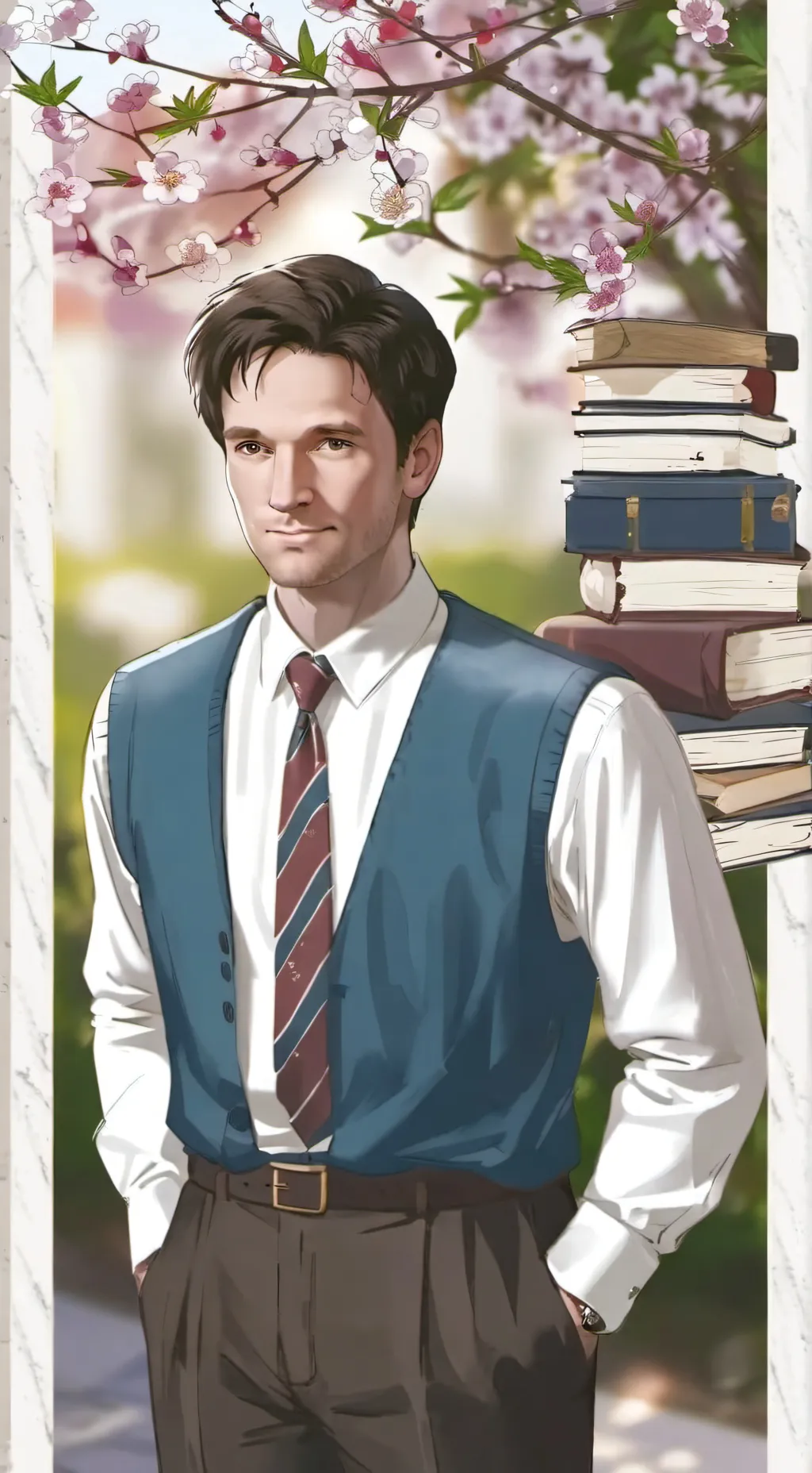 ai character: John Keating background