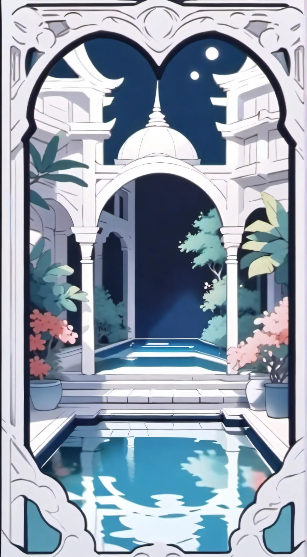 ai character: tadc pool background