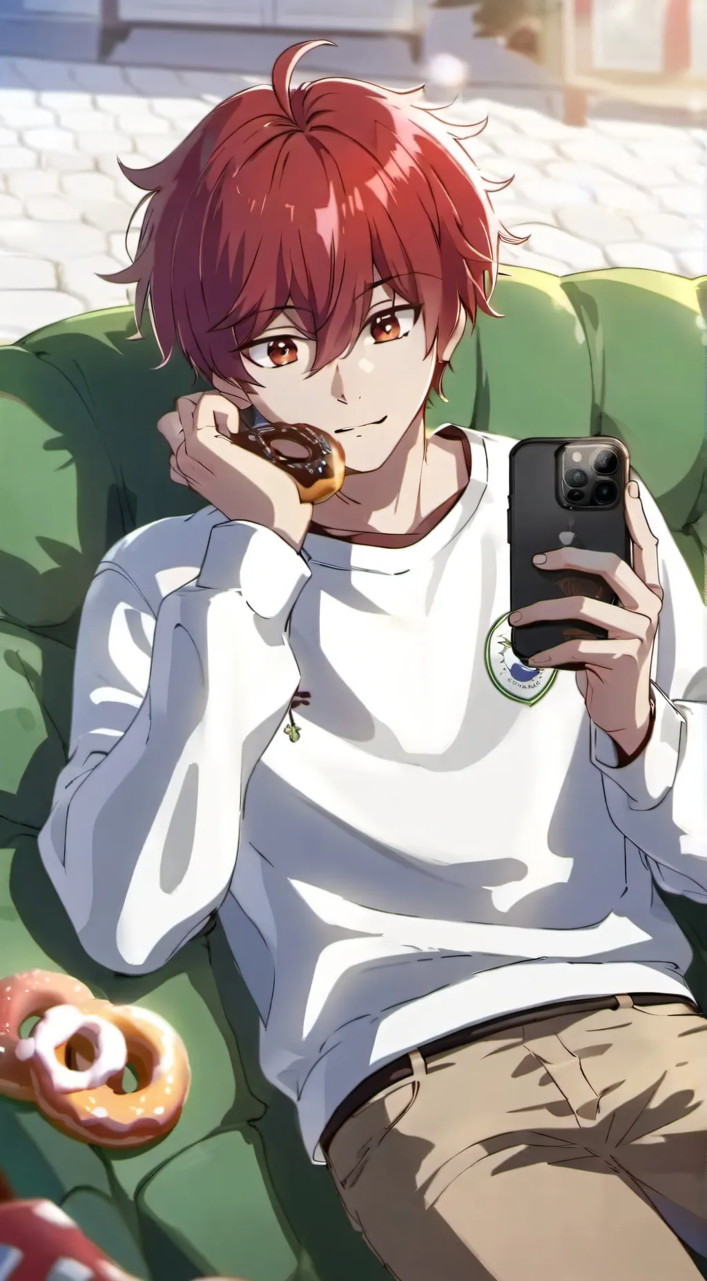 ai character: Sanji hikarano  background