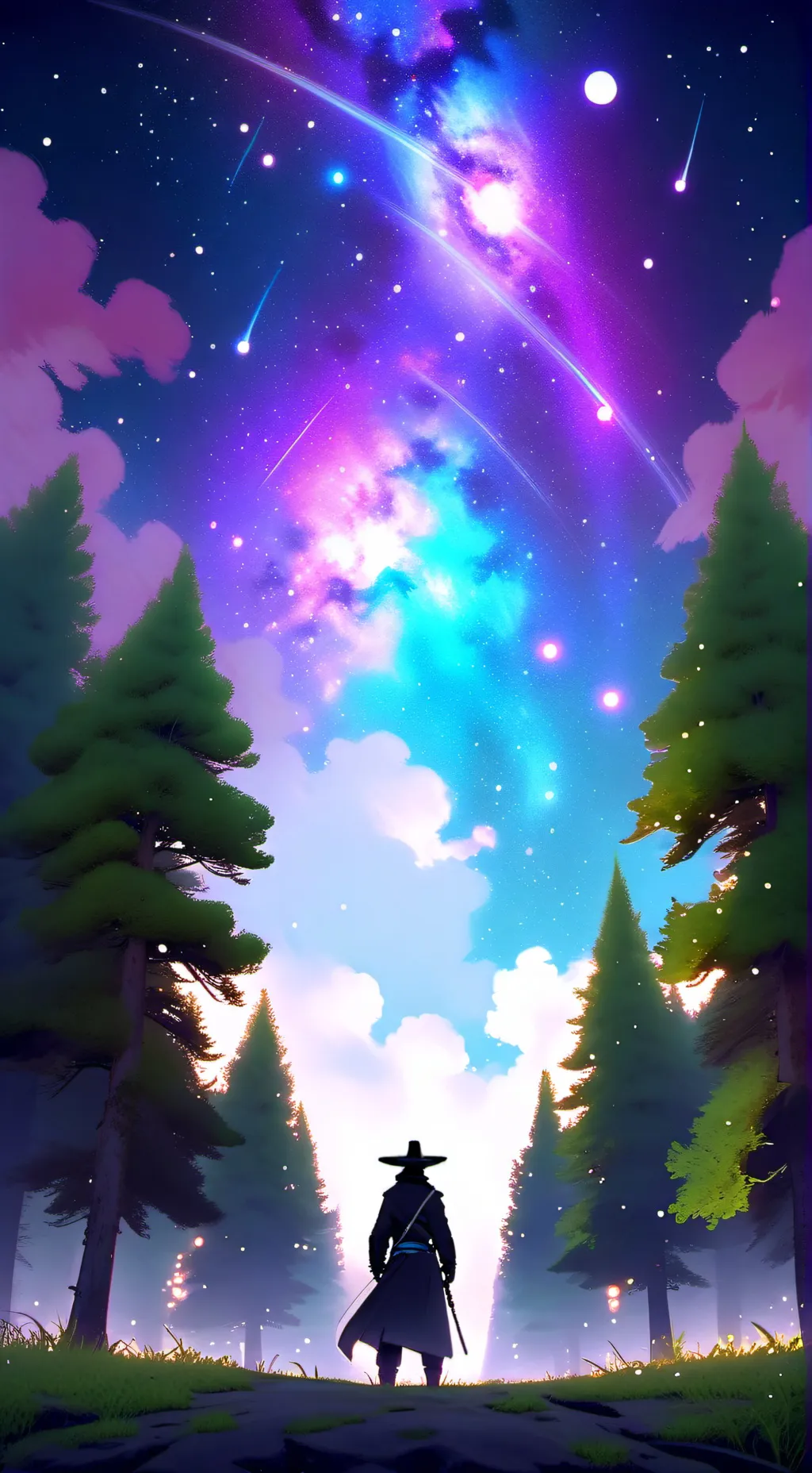 ai character: Twisted astro background