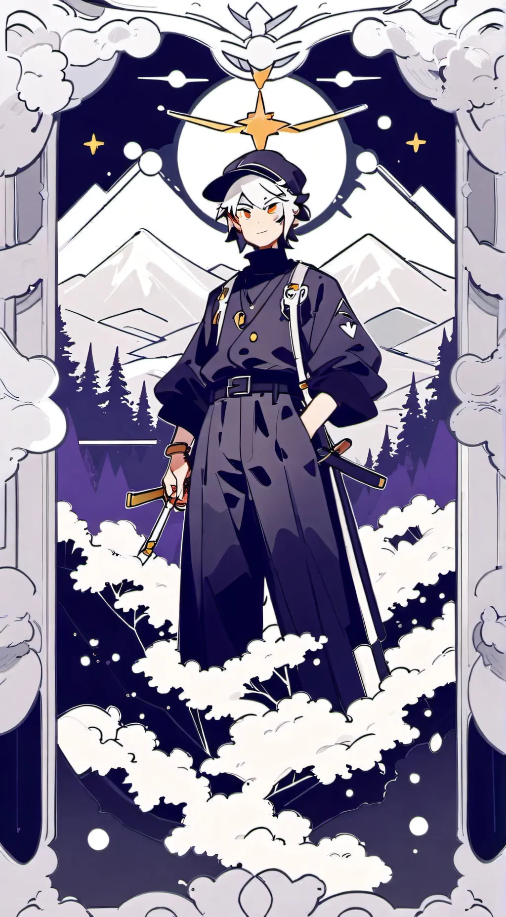 ai character: Forsaken XD background