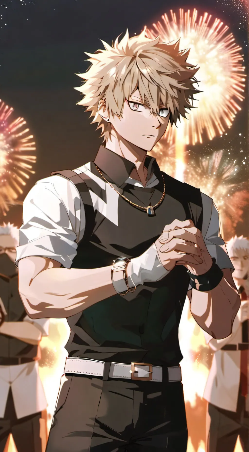 ai character: bakugou  background