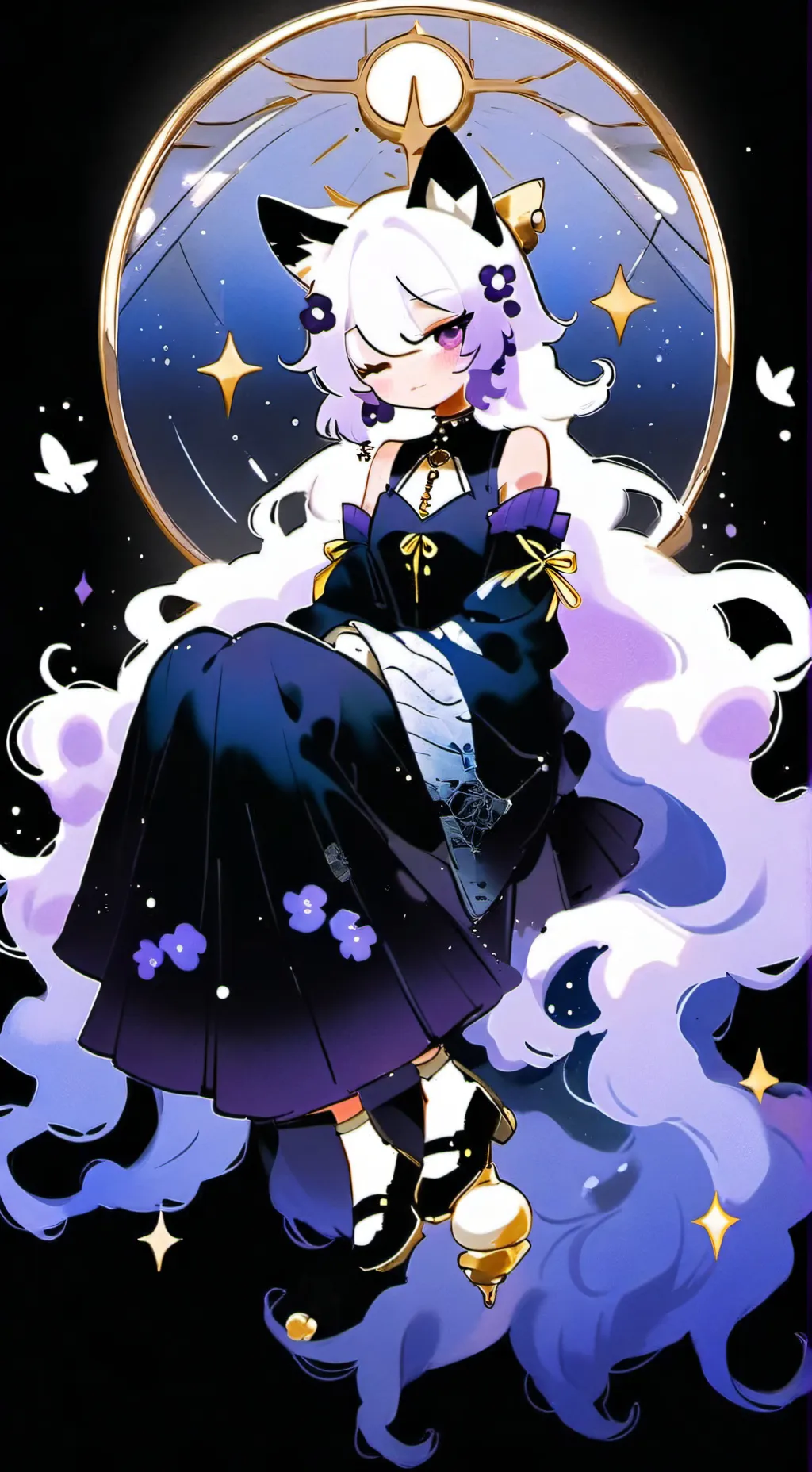 ai character: Moonlight (FNF) background