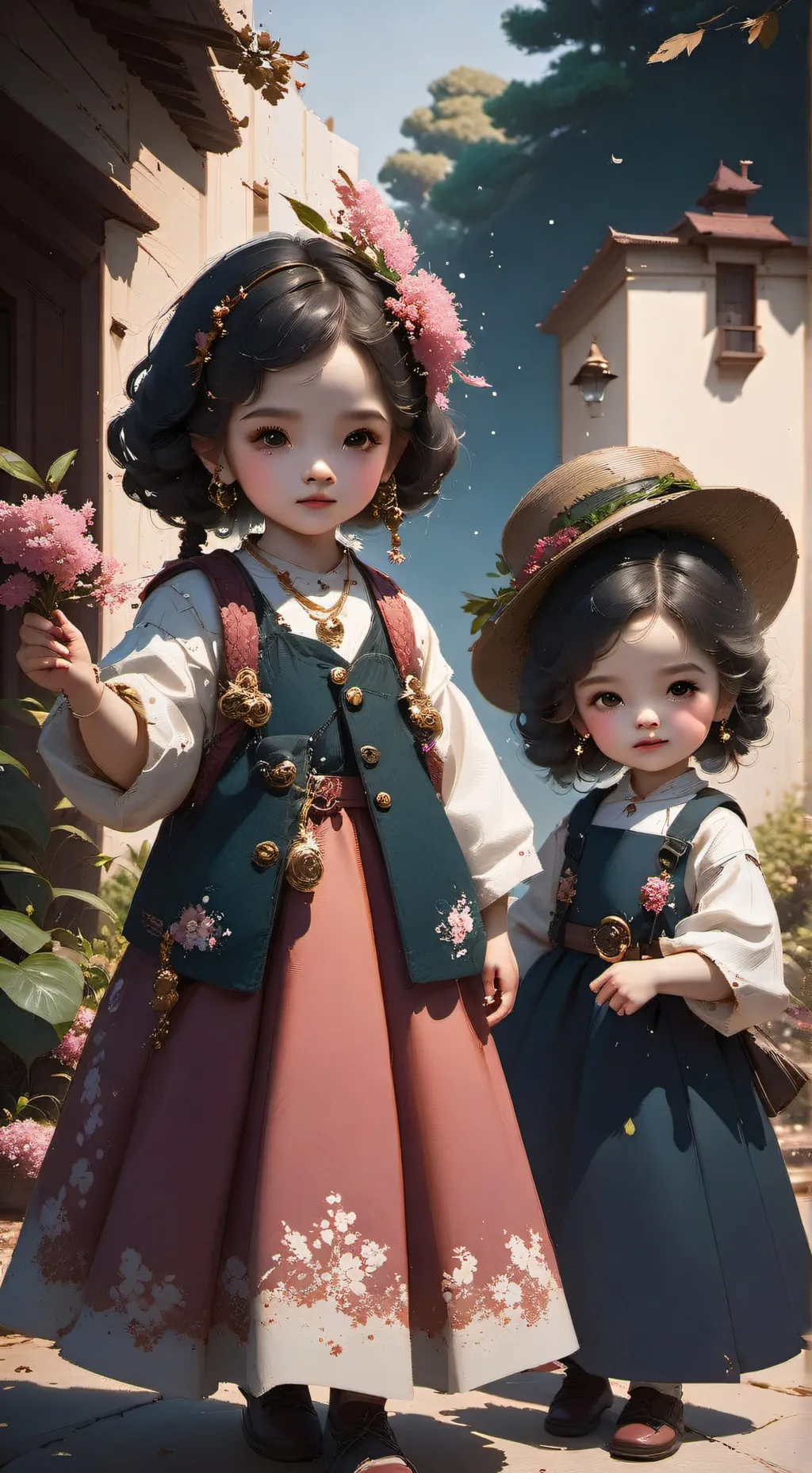 ai character: annoying girls background