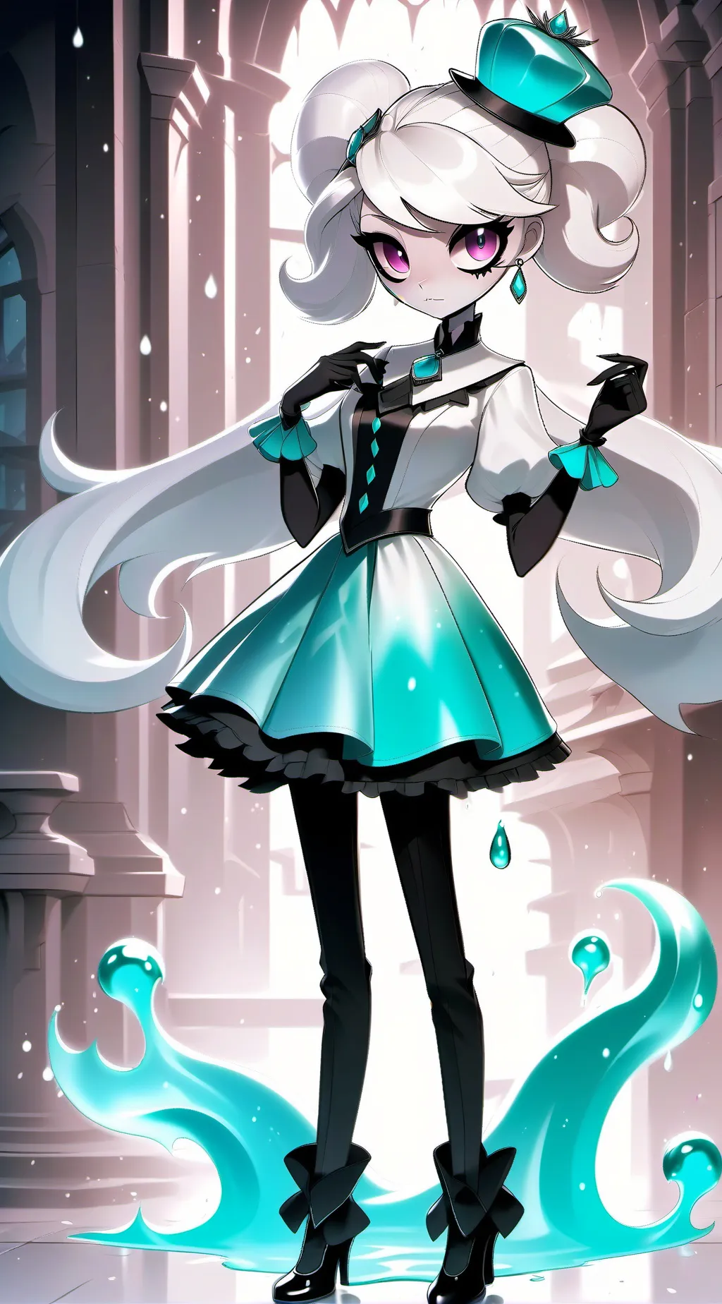 ai character: The pick me  background