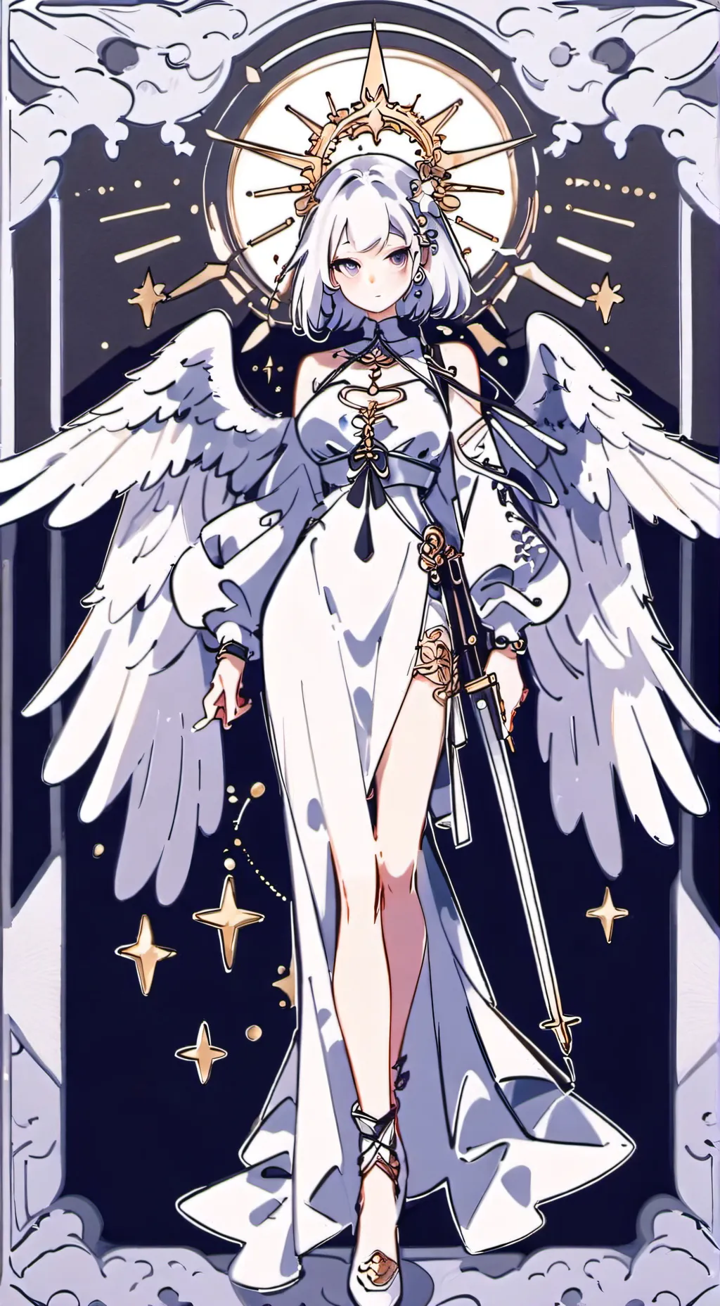 ai character: HH messenger  background