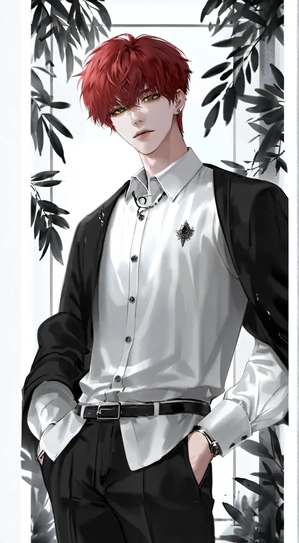 ai character: Xavier💢 background