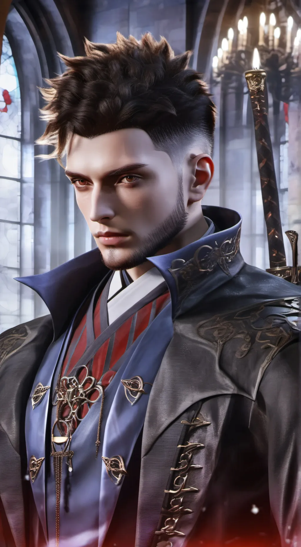 ai character: LOW TAPER FADE🗣🗣🗣🔥 background