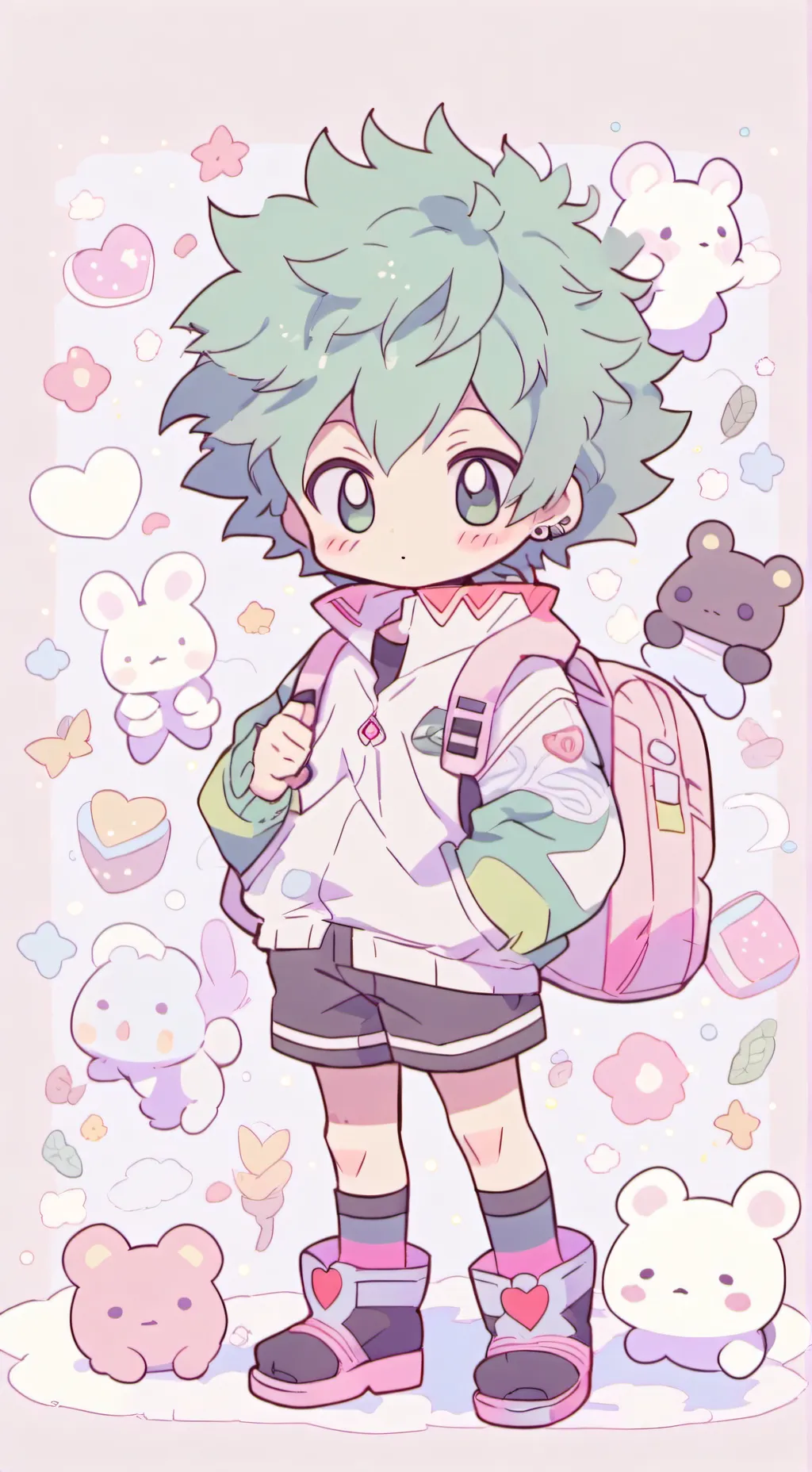 ai character: BkDk  background