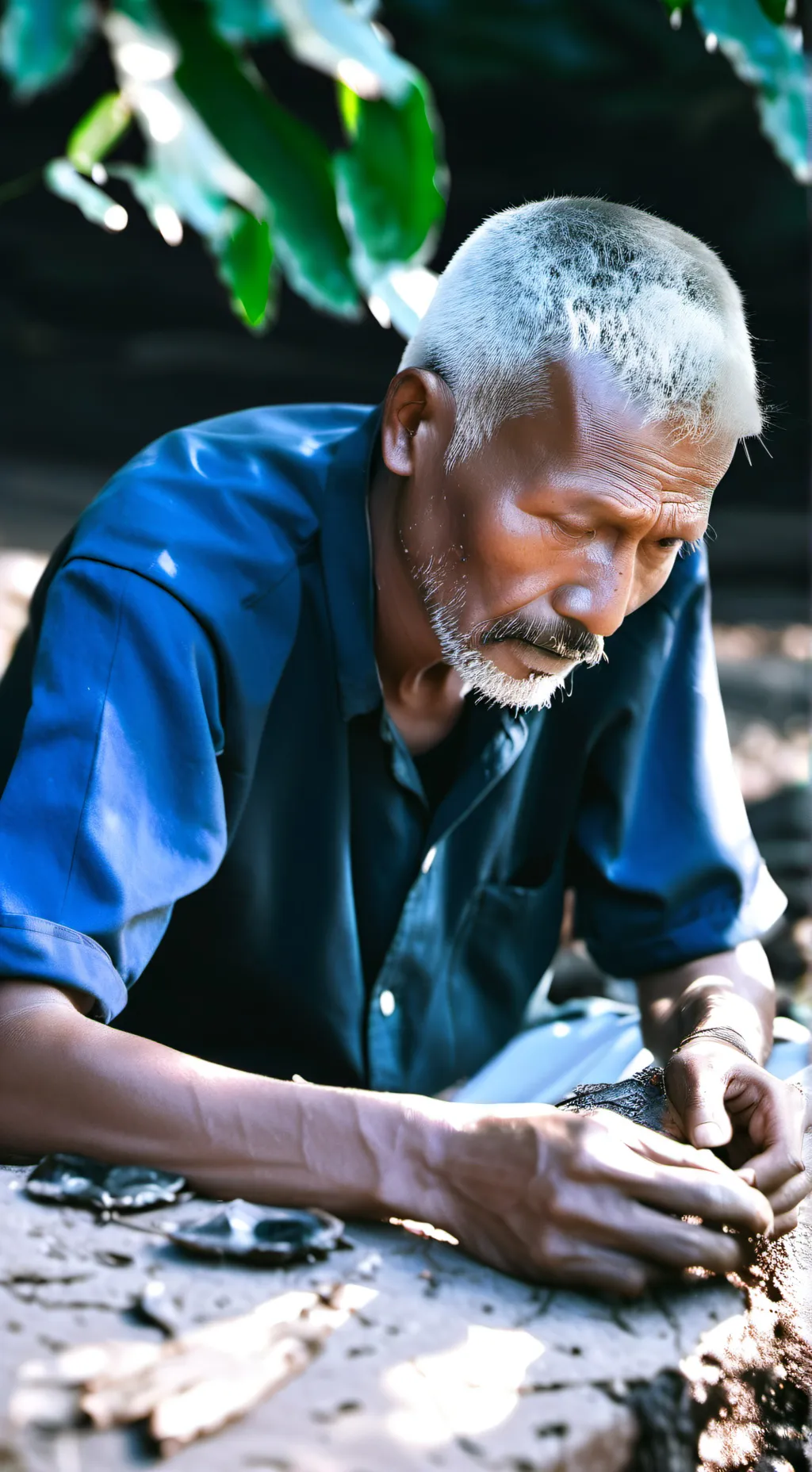 ai character: A Poor Mam background