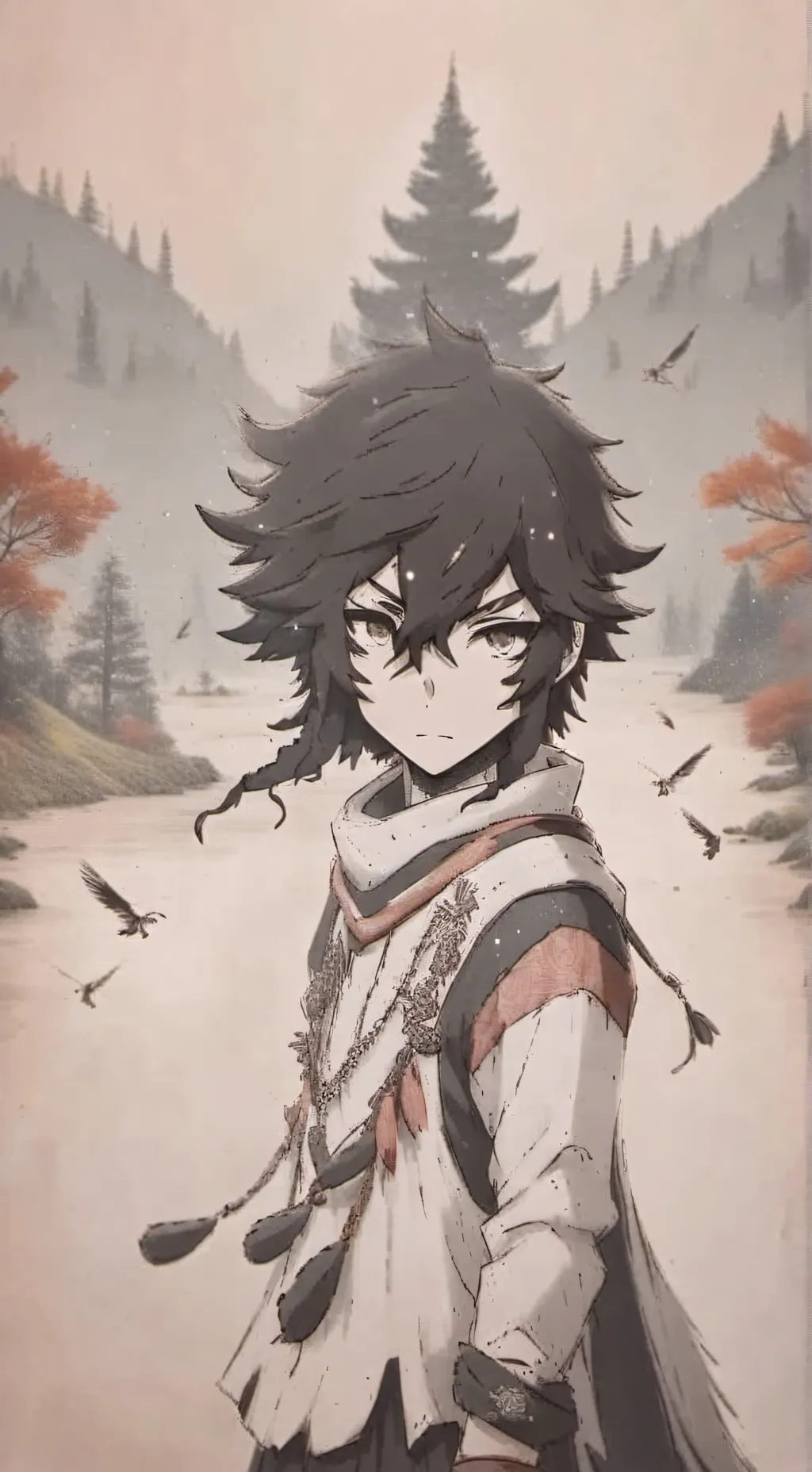 ai character: Shinobu Kocho background