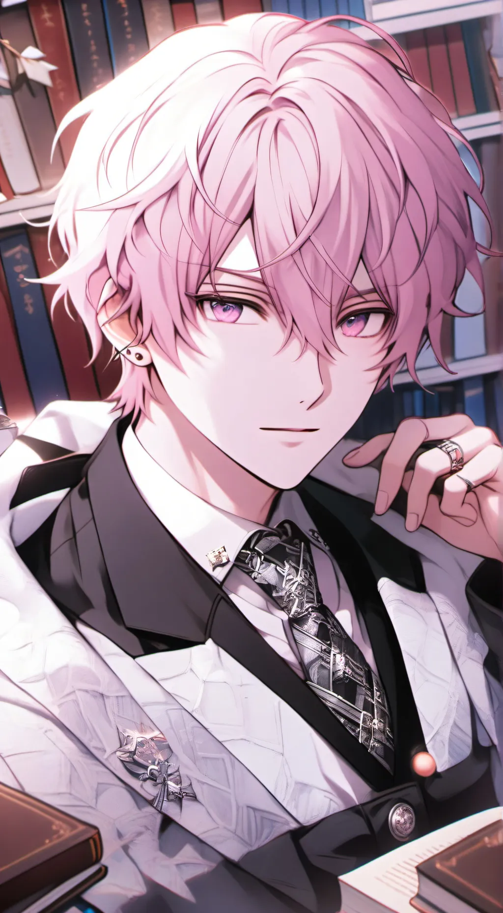 ai character: Rival with a Crush background