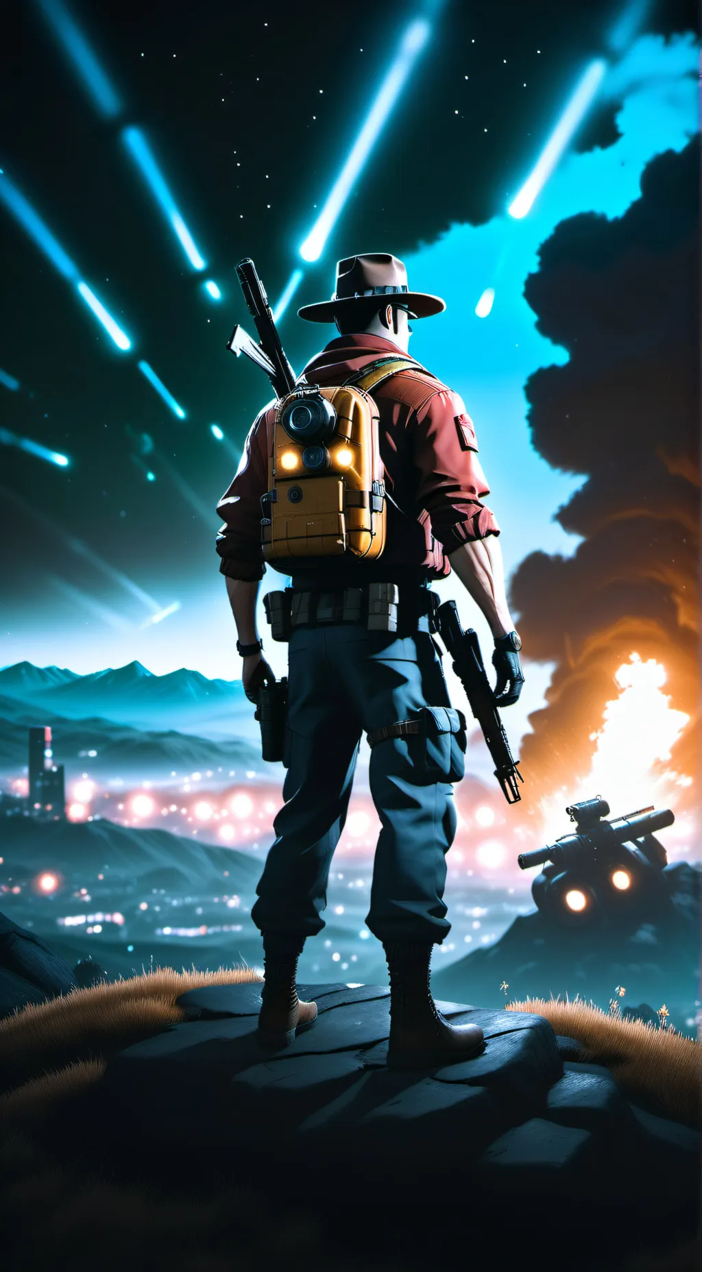 ai character: The epic scout background