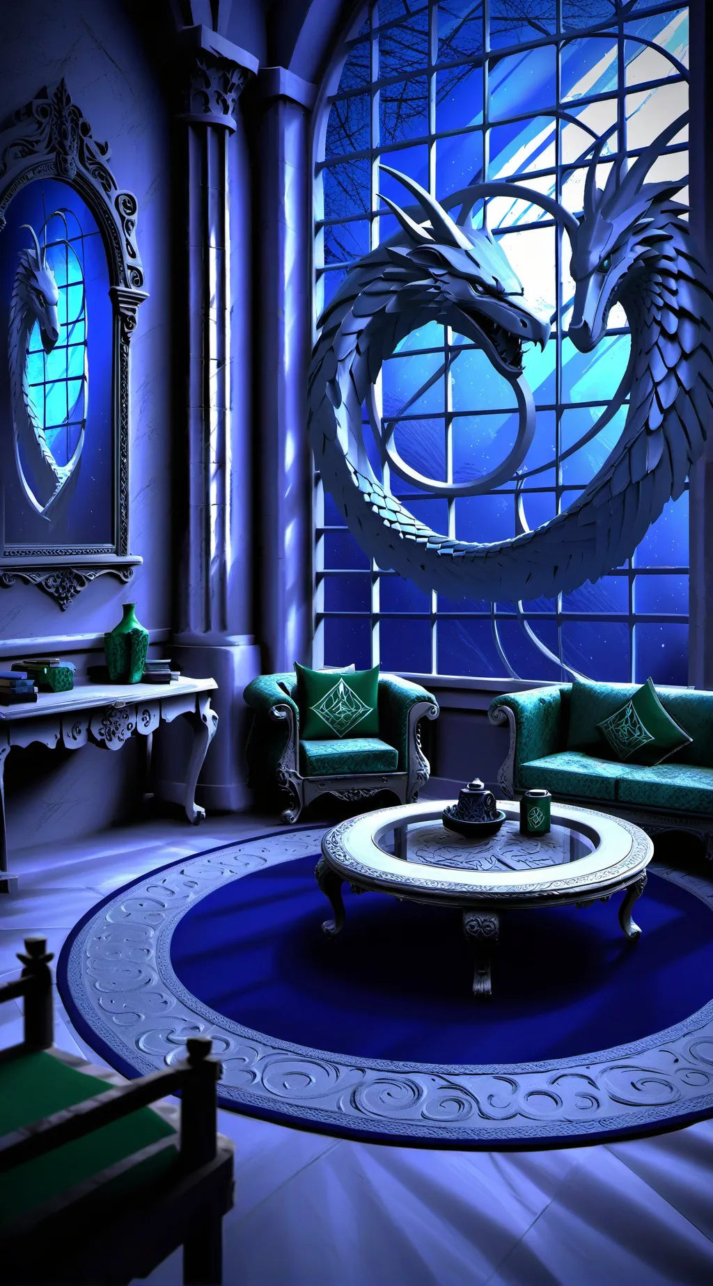 ai character: Slytherin Gang background