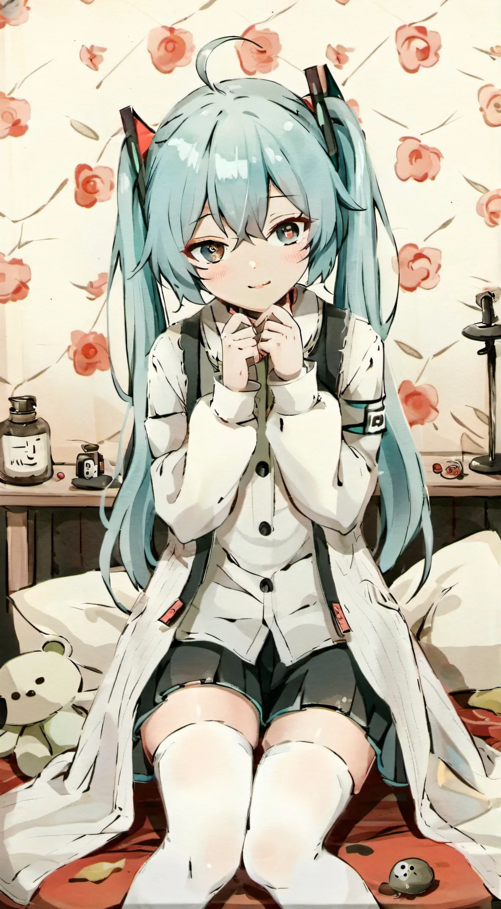 ai character: Miku background
