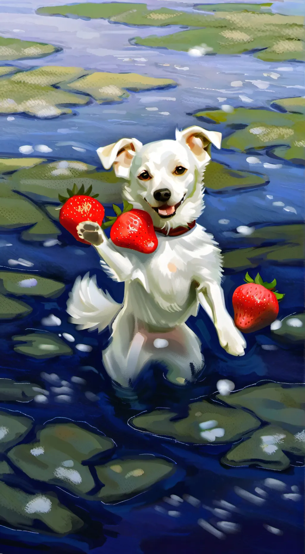 ai character: berryfunny background