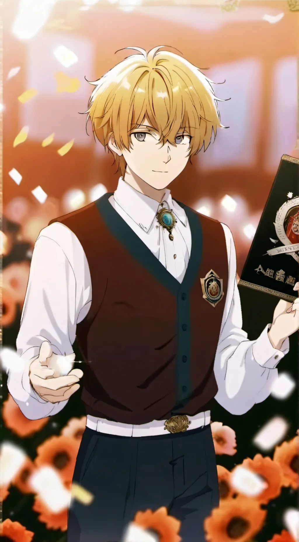 ai character: magic academy  background