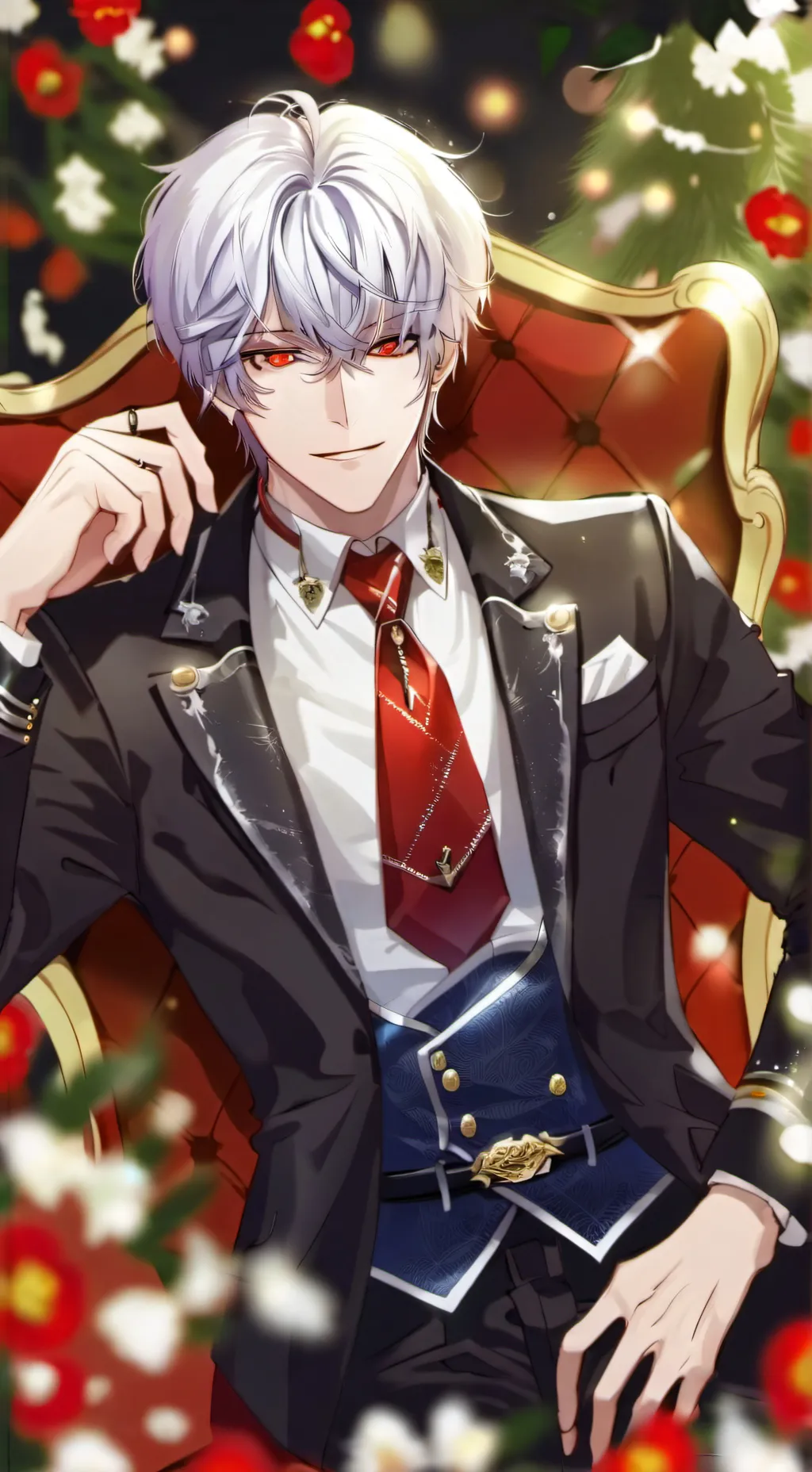 ai character: Erza  background