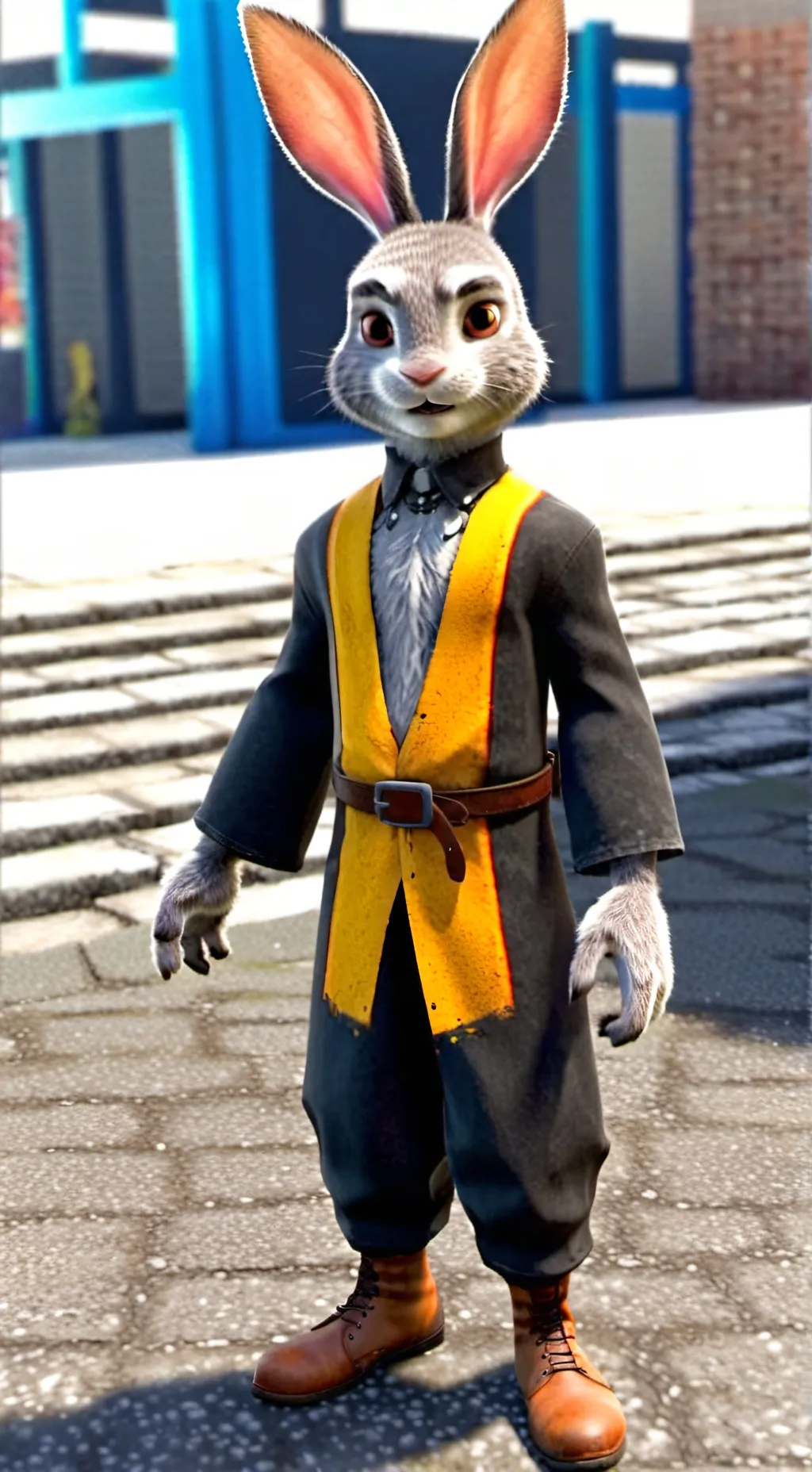 ai character: Bunny x jack frost background