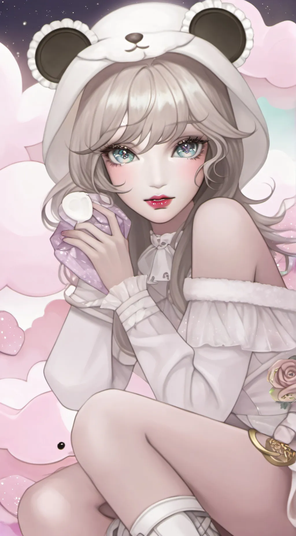 ai character: ammbe  background