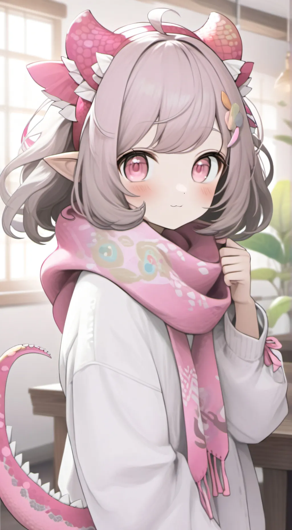 ai character: Pinkie the Chamele background