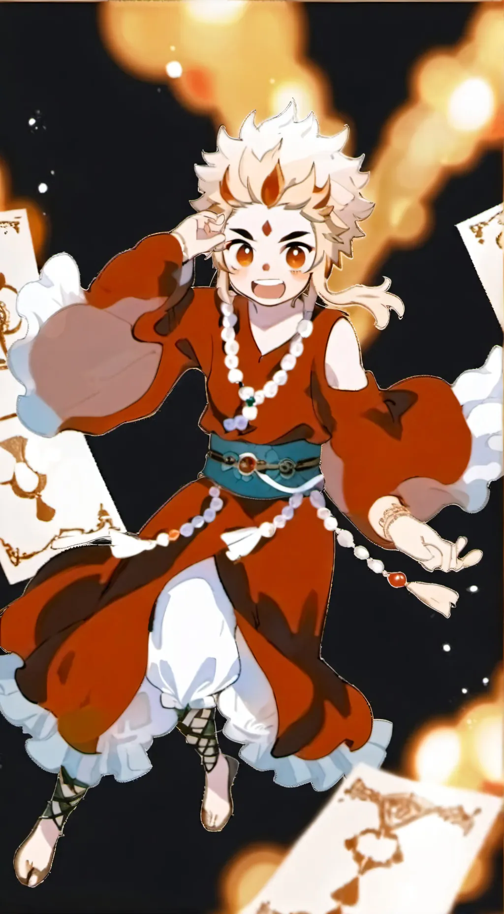 ai character: Los pilares x tu background