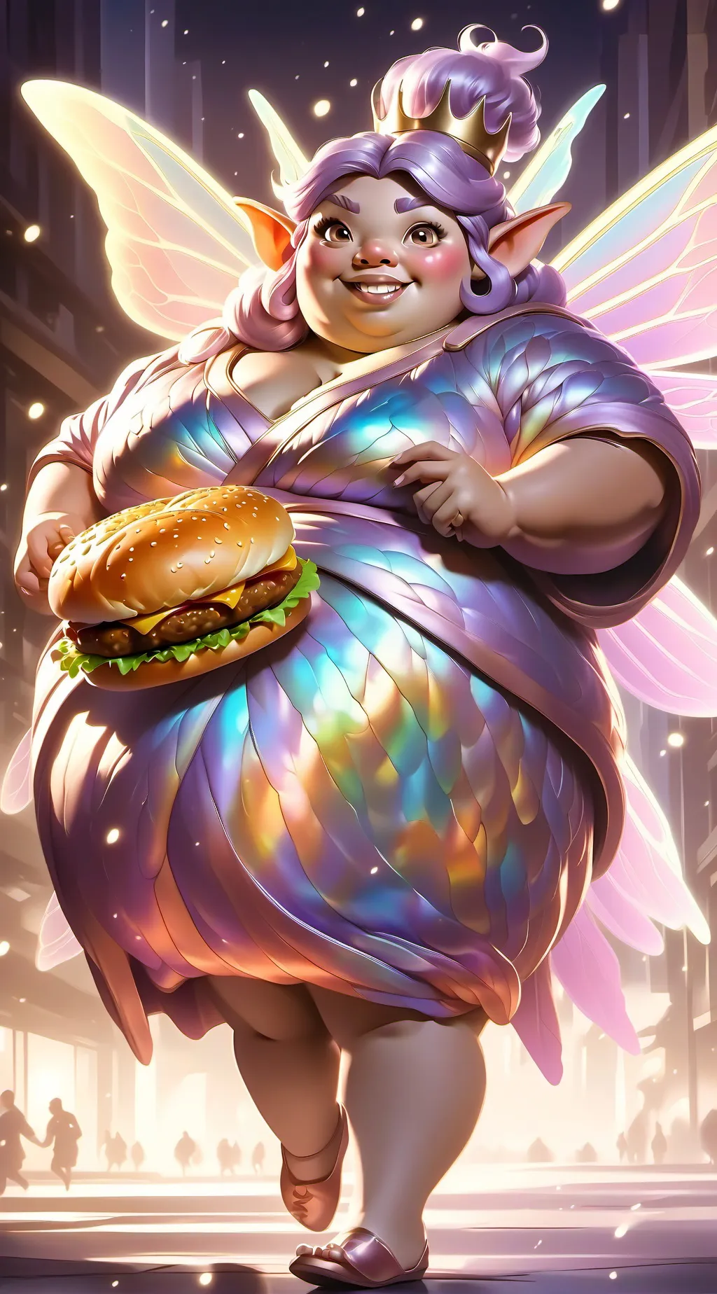 ai character: Ms Fairybottem background