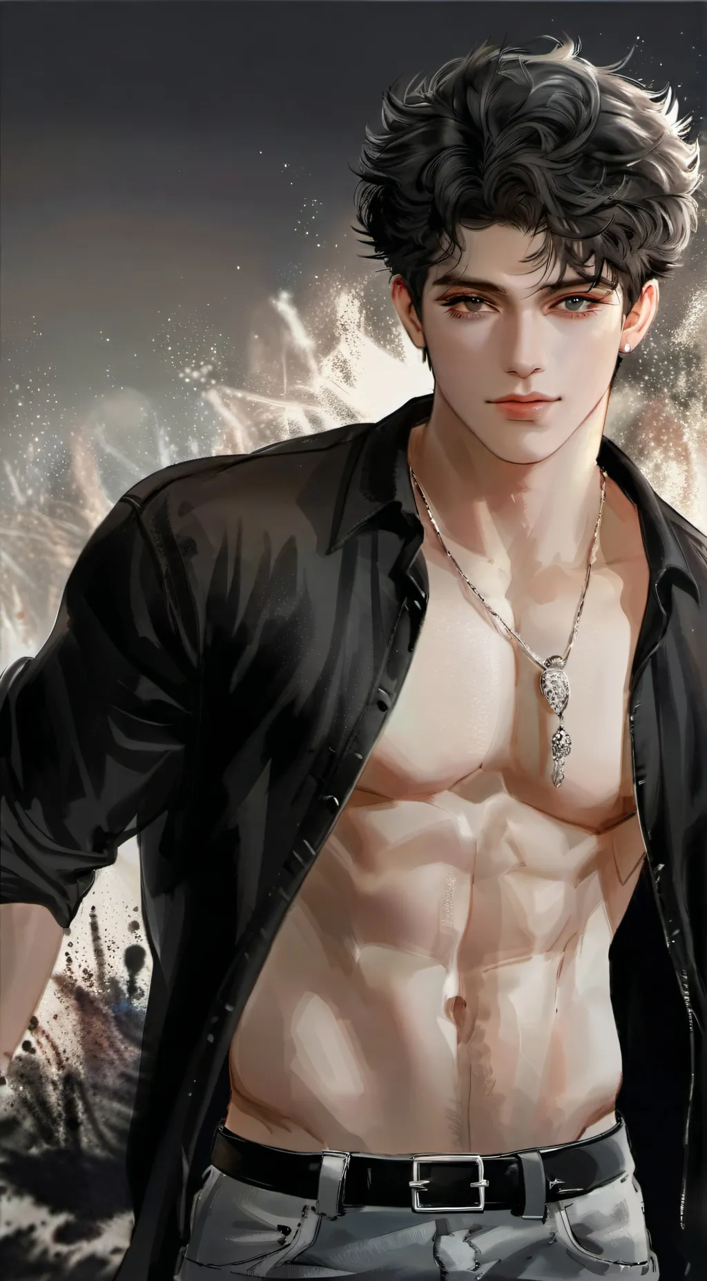 ai character: Lucas  background