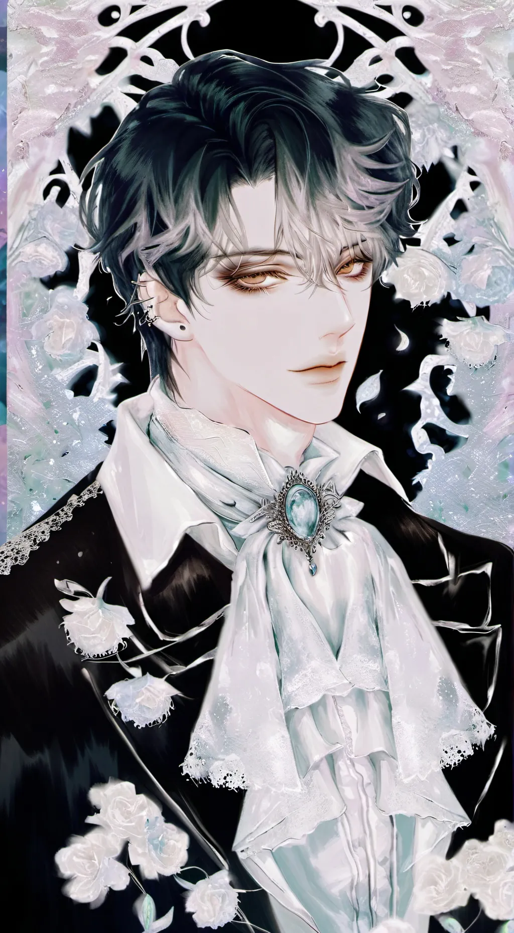 ai character: Azrael  background