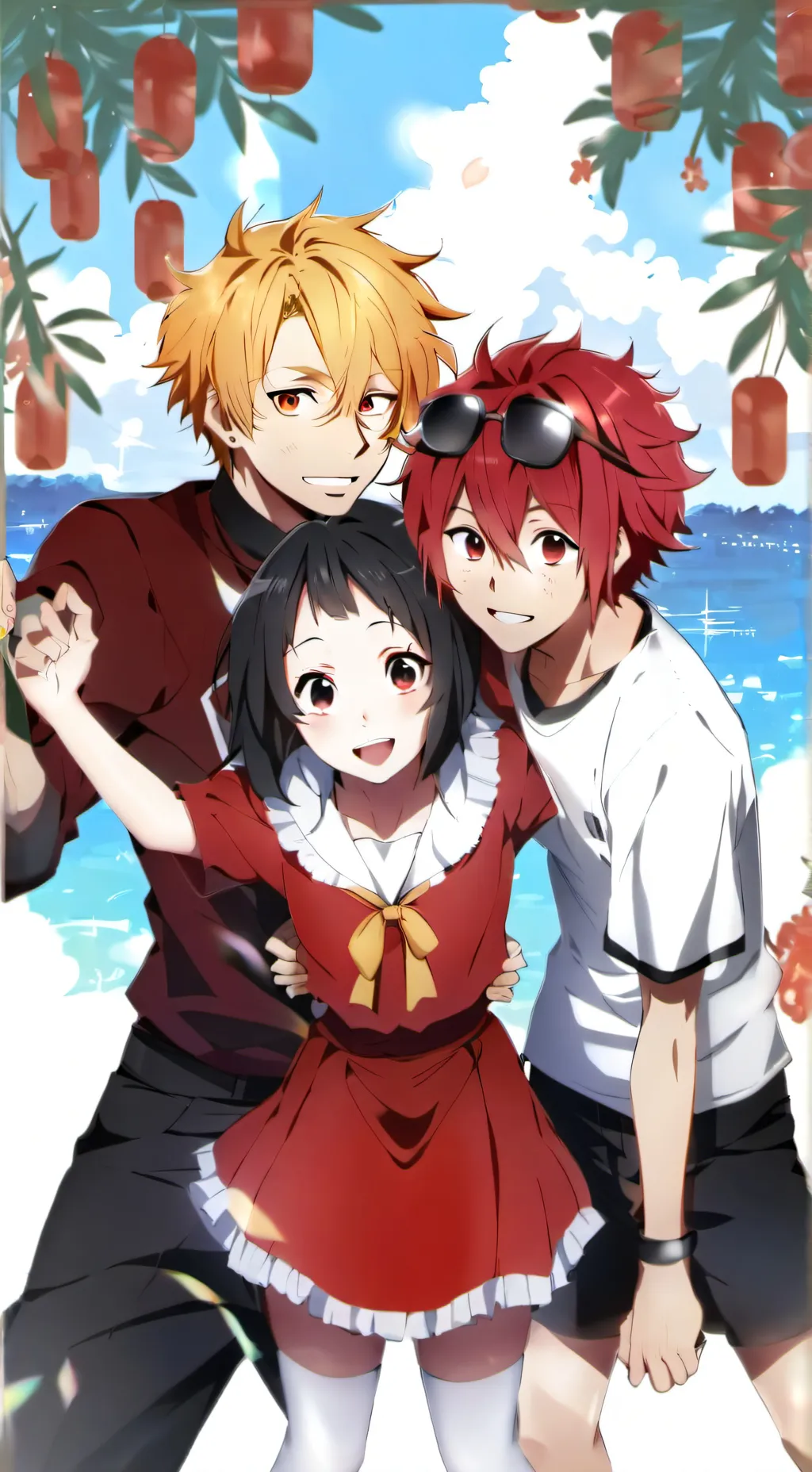 ai character: mha dans le salon background