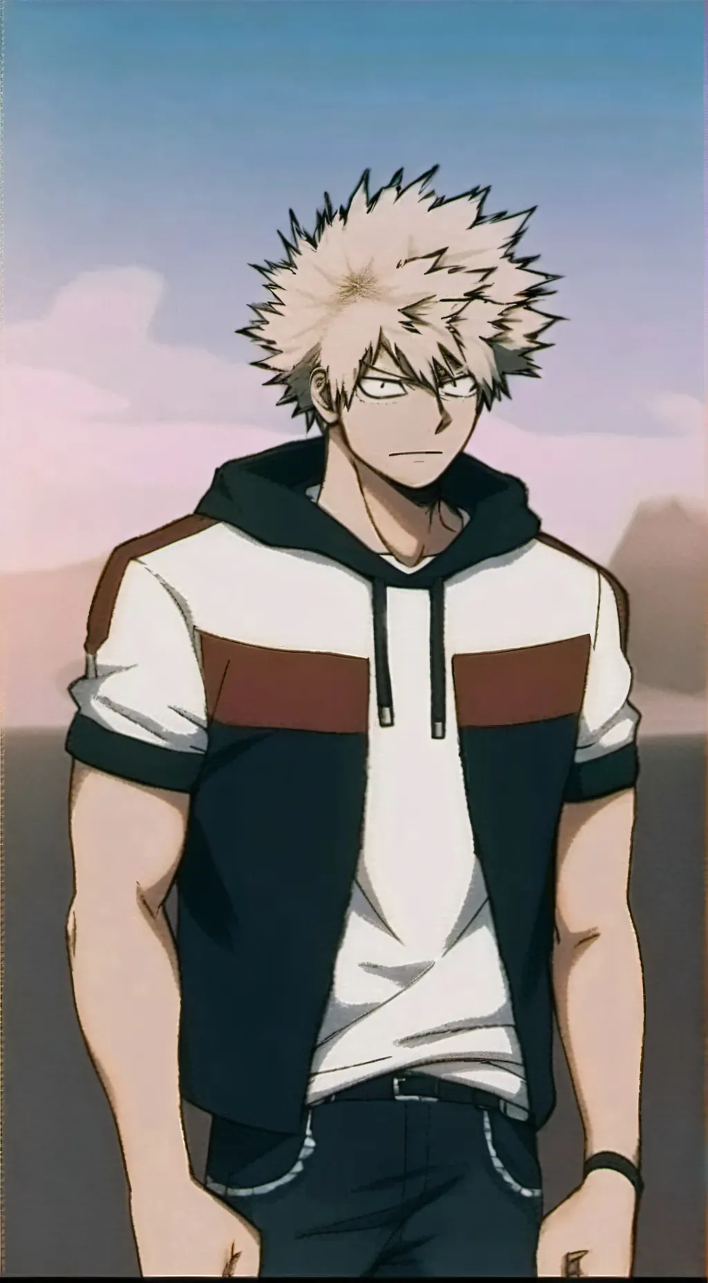 ai character: Bakugou  background