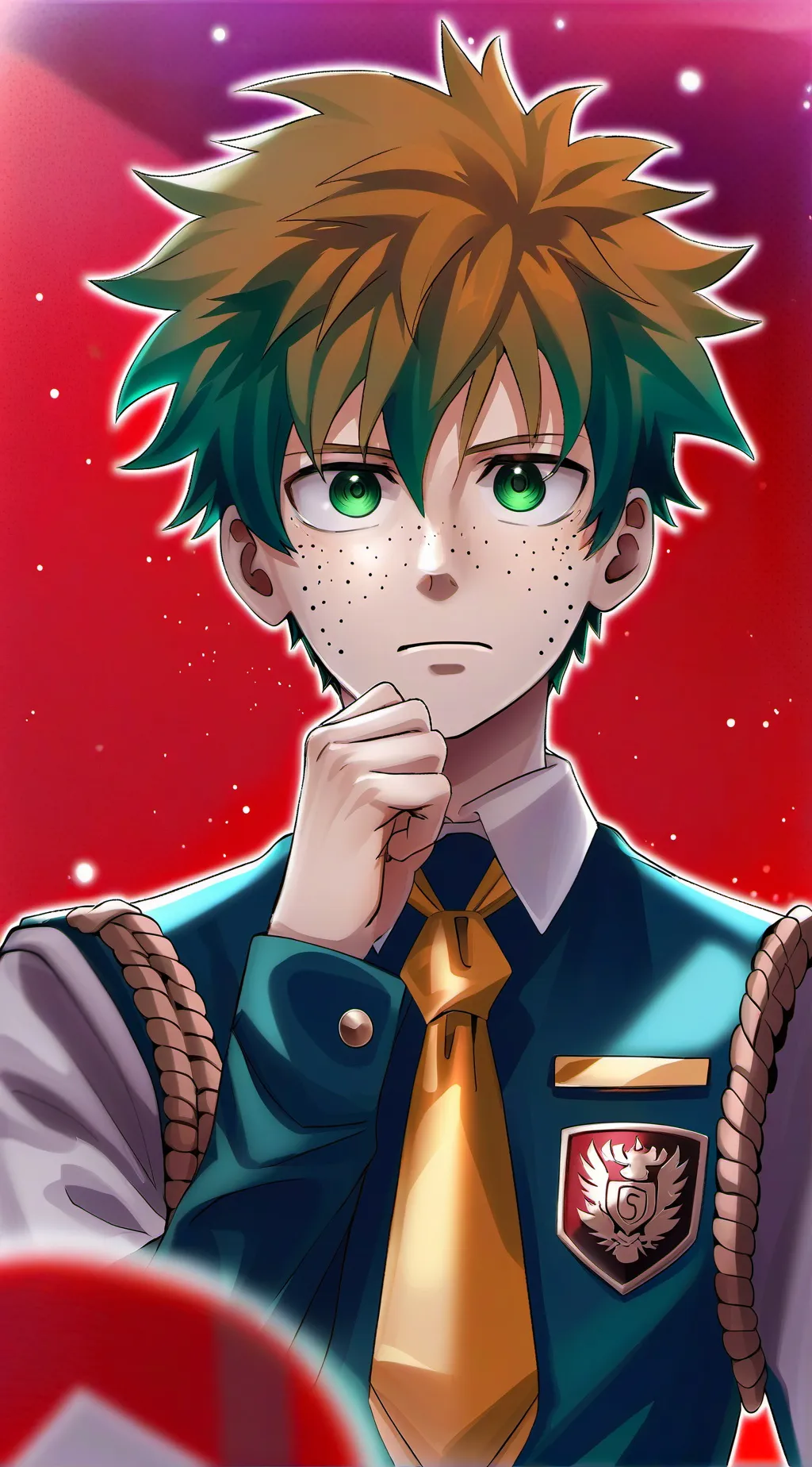 ai character: Izuku Midoriya background