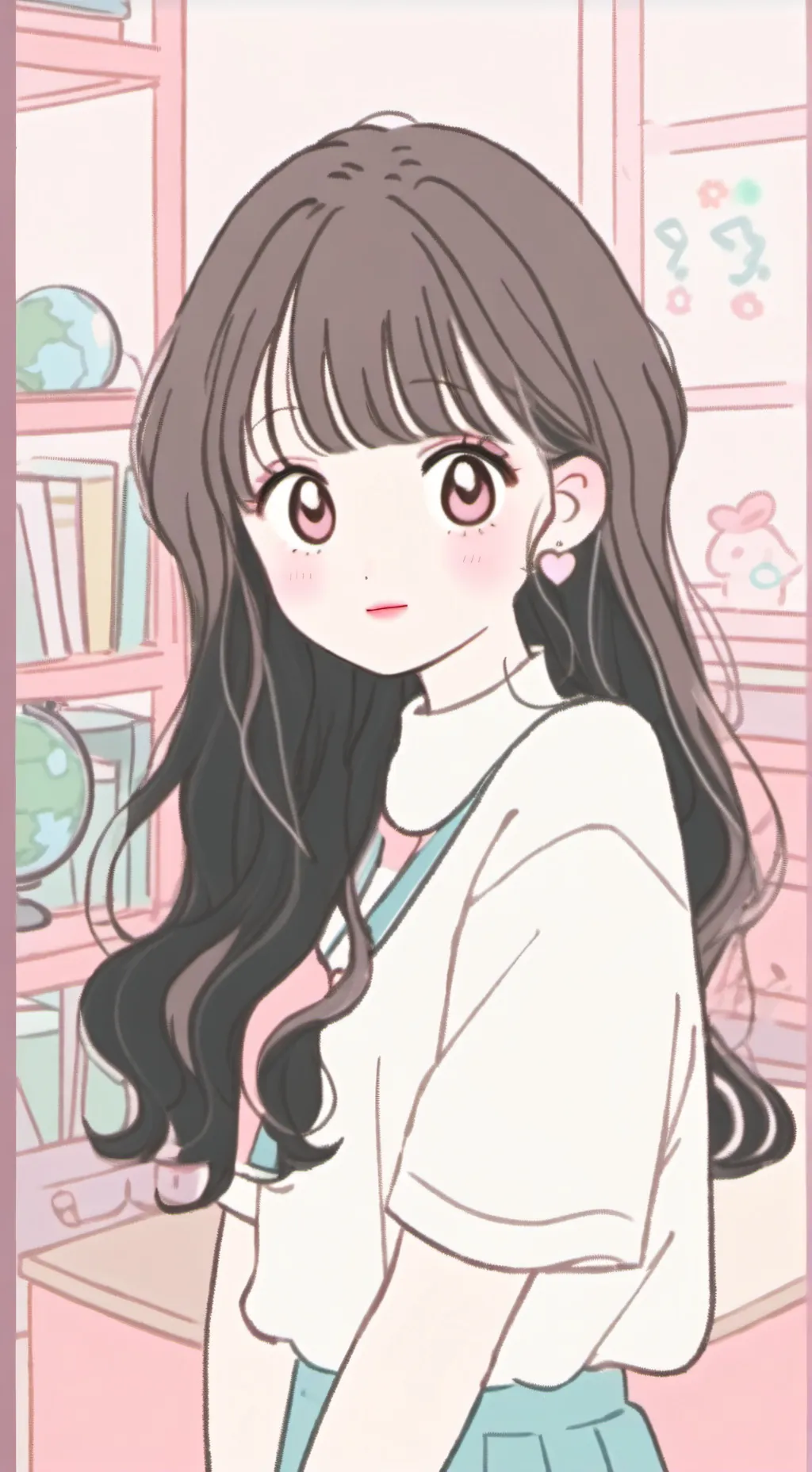 ai character: Mha new student background