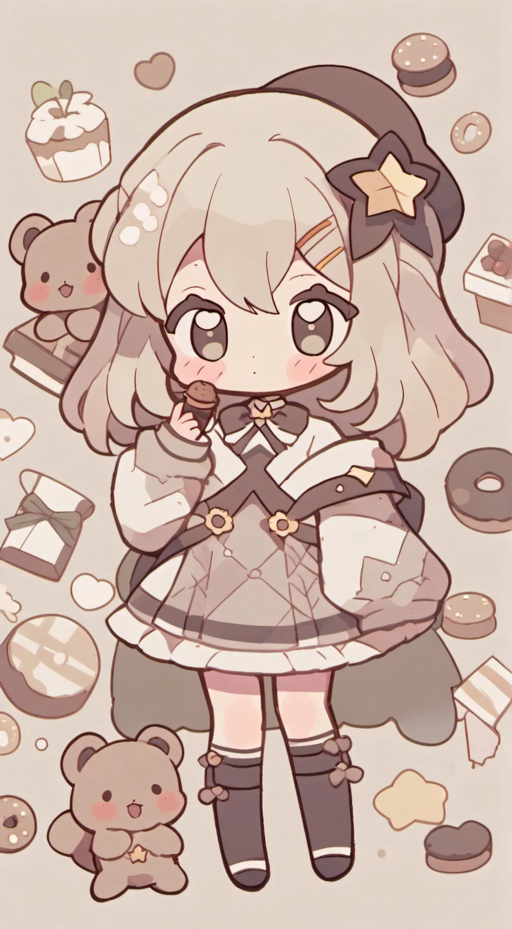 ai character:  Sexy ginger dw background