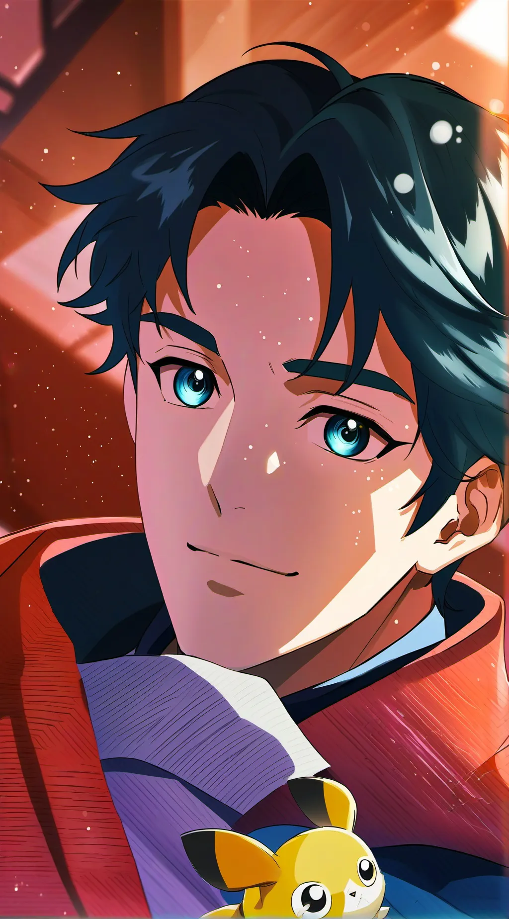 ai character: Hello background