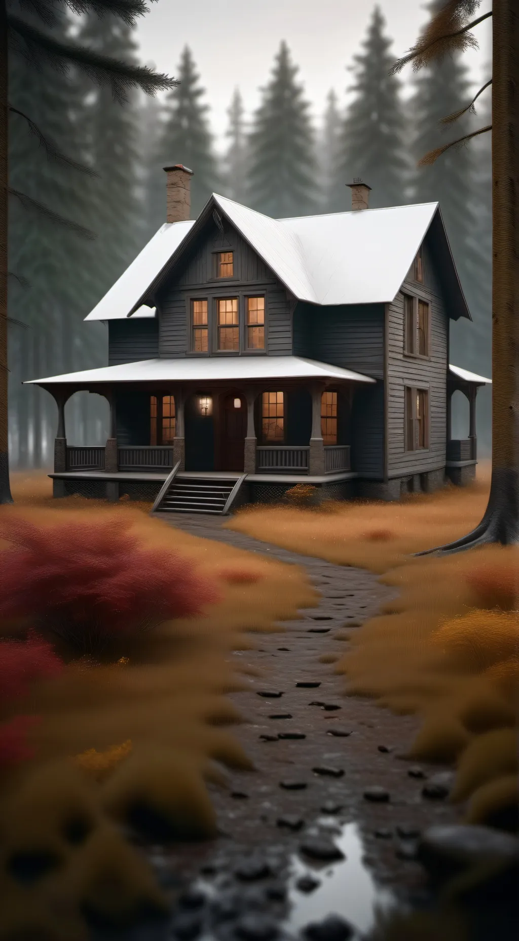 ai character: Anne with an E background