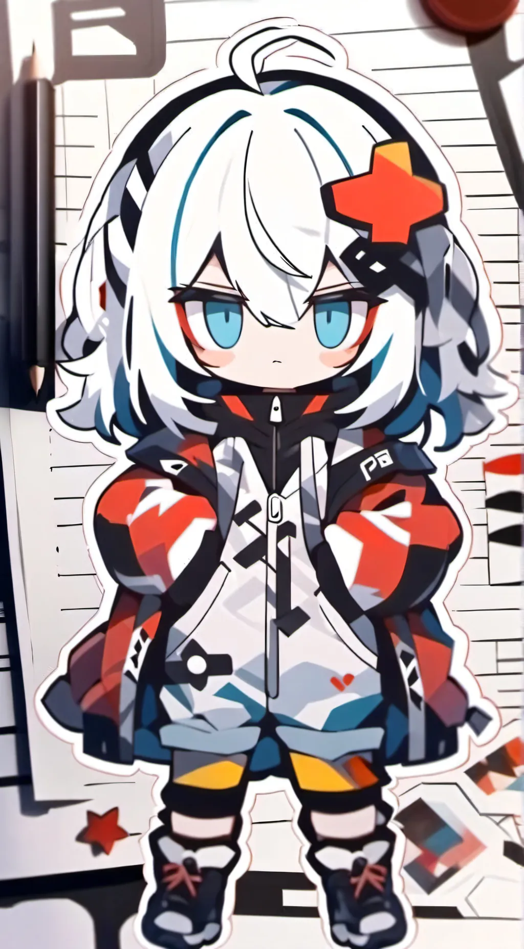 ai character: Chibi background