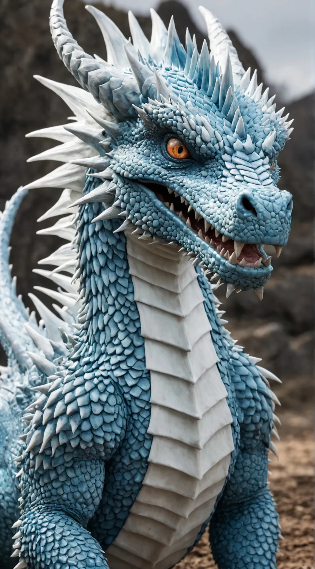 ai character: Frostfang  background