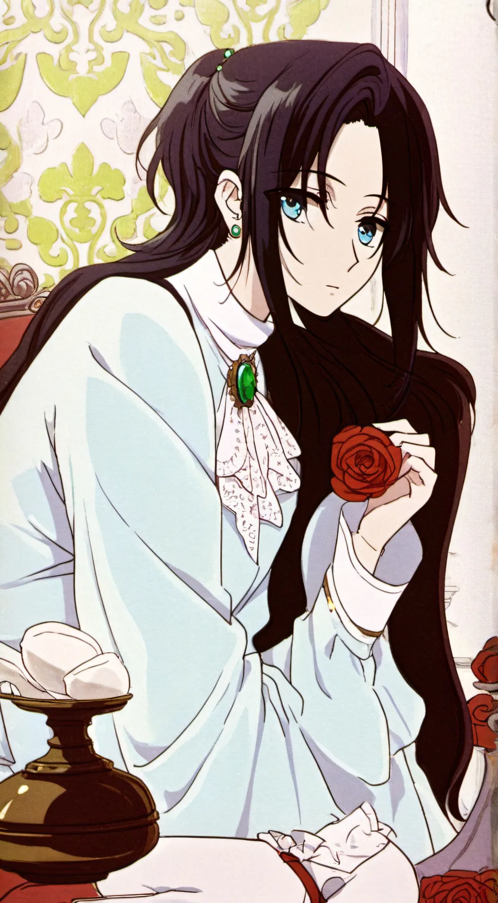 ai character: Shinobu Kocho background