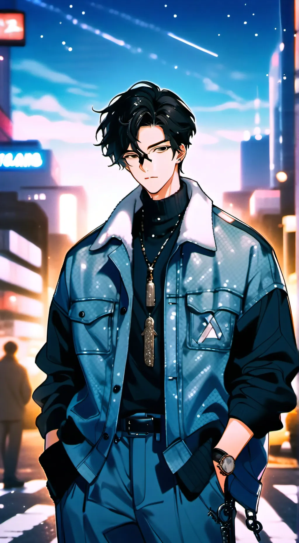 ai character: Gojo  background