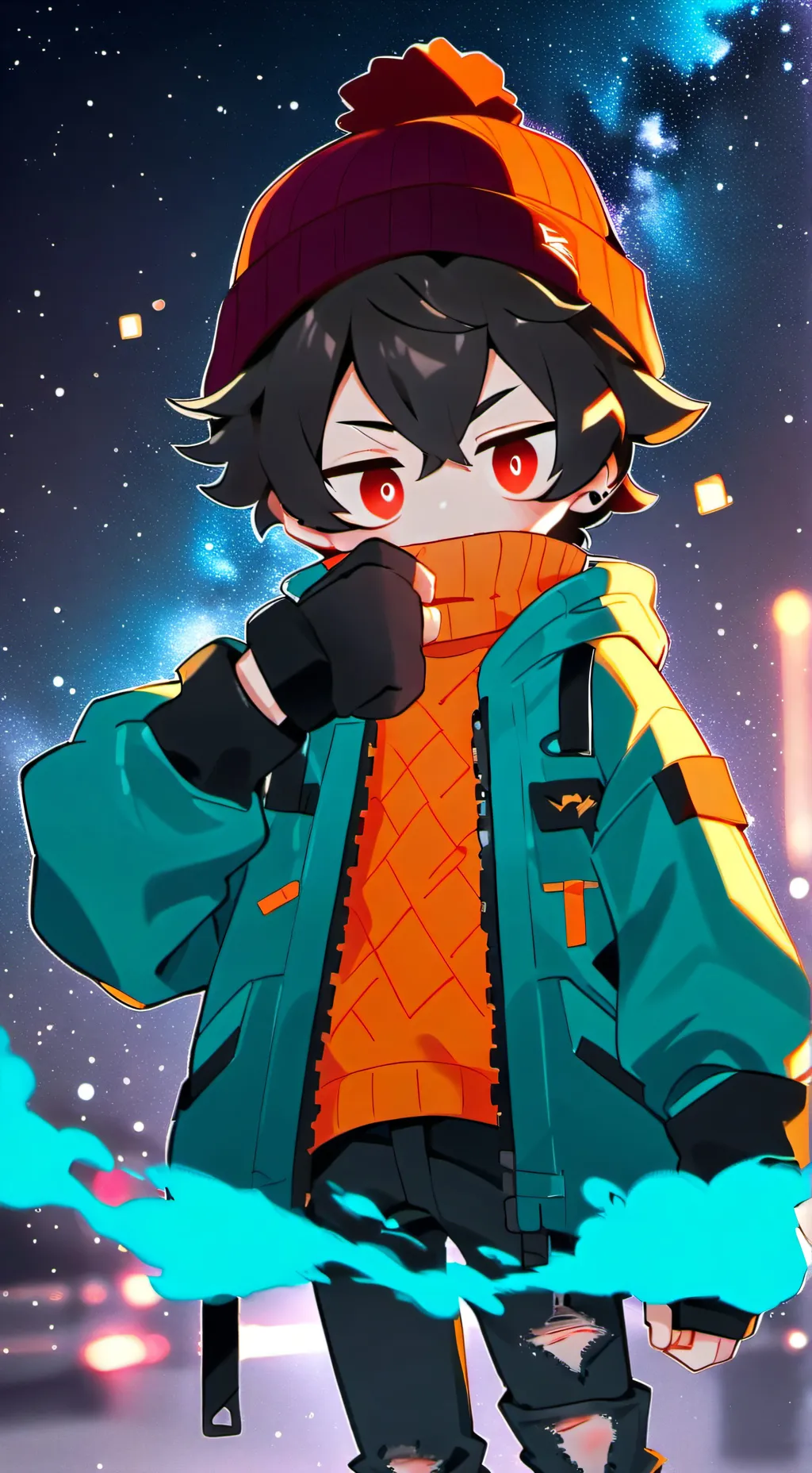 ai character: Rikki/Light background