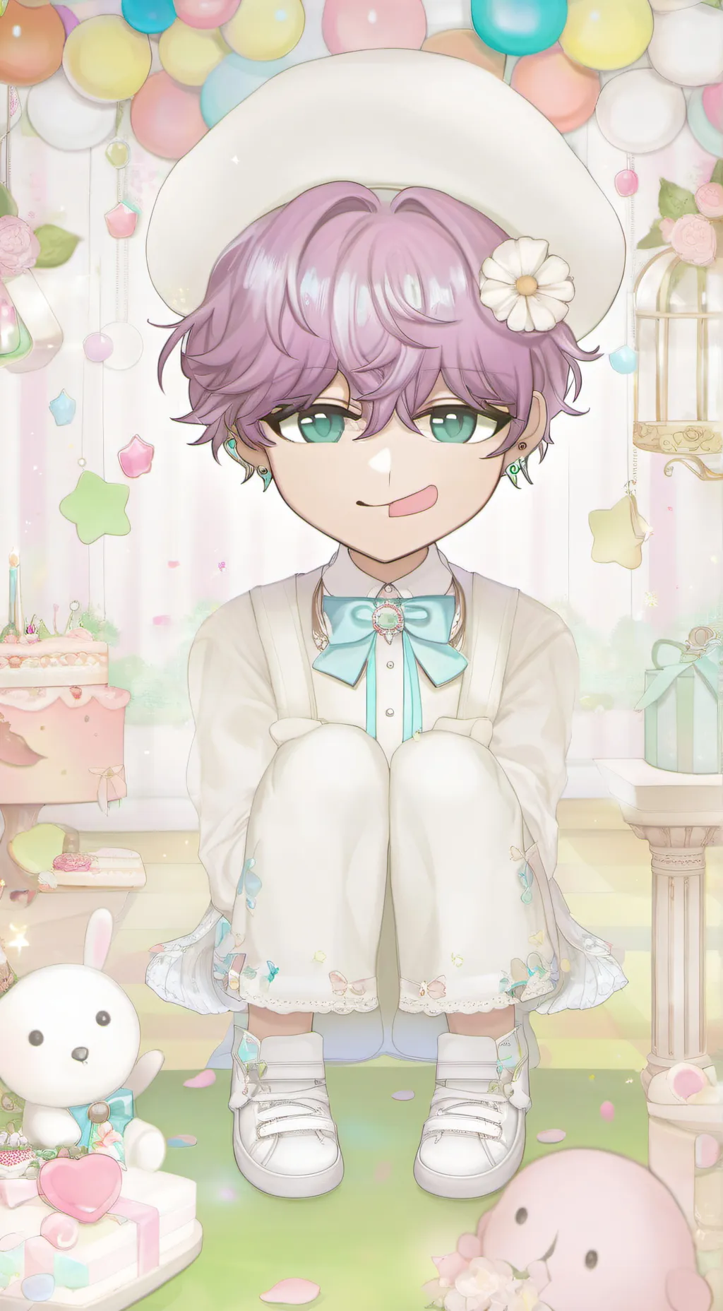 ai character: kny background