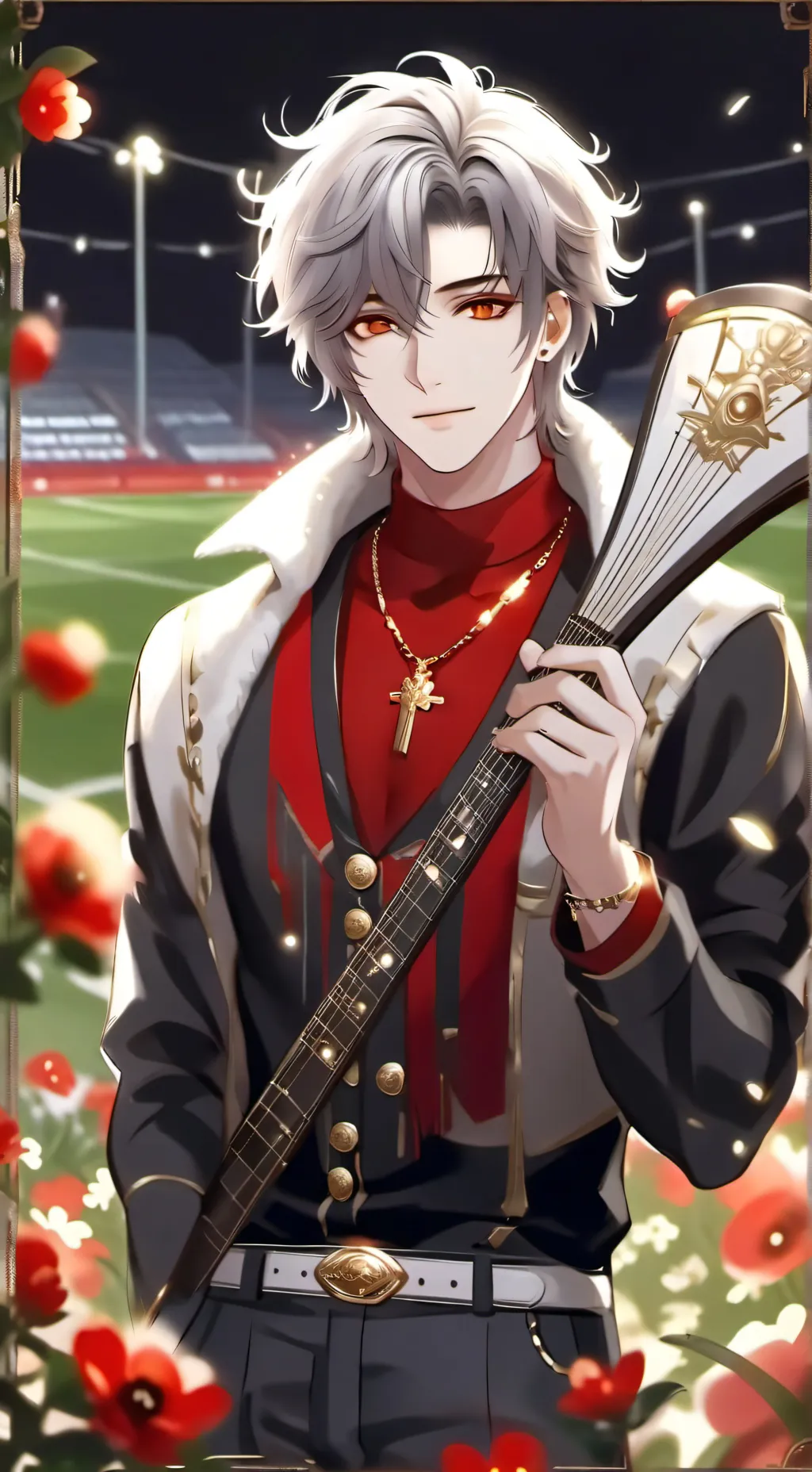 ai character: Axel  background